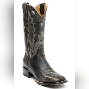 Idyllwind Outlaw Performance Broad Square Toe Black Western Boots Womens 7